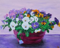 Painting: Pansies