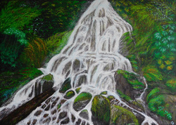 Painting: Waterfall