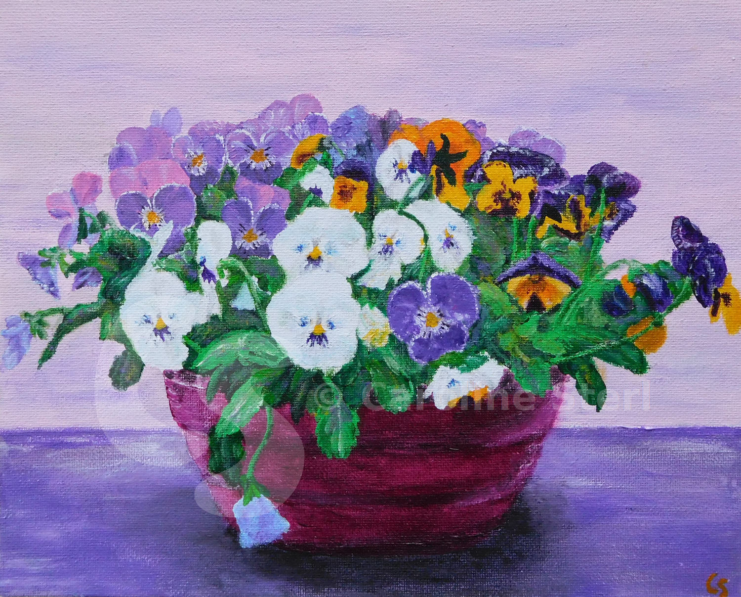 Painting: Pansies
