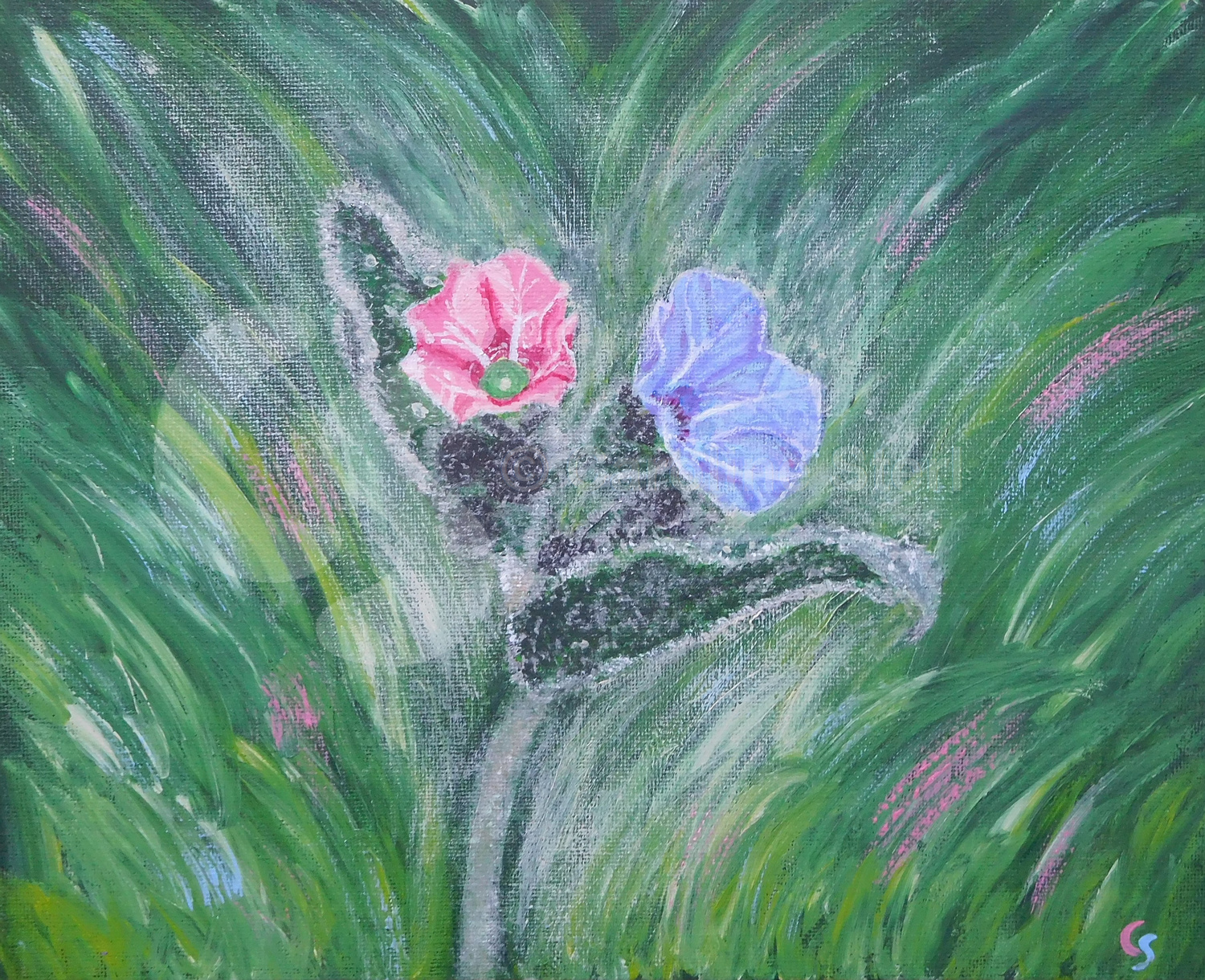 Painting: Pulmonaria