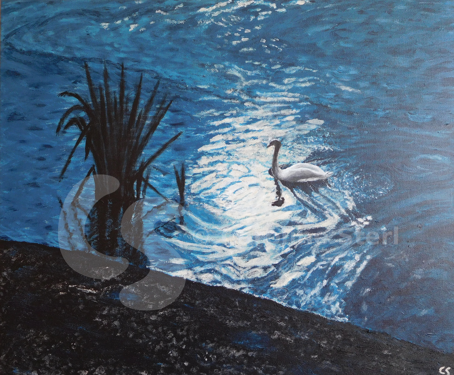 Painting: Swan